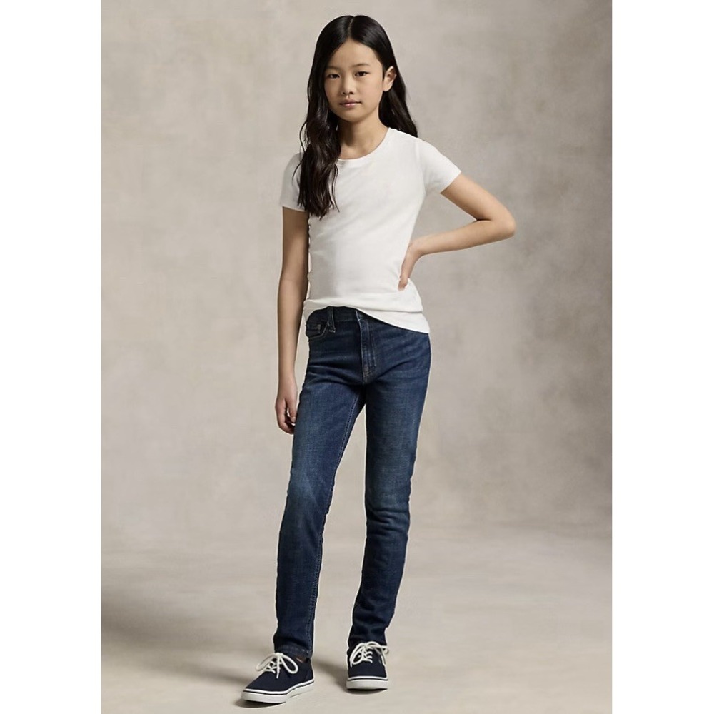 Lauren By Ralph Lauren Classic‎ Straight Denim Jeans Girls Size 6P Inseam 29"